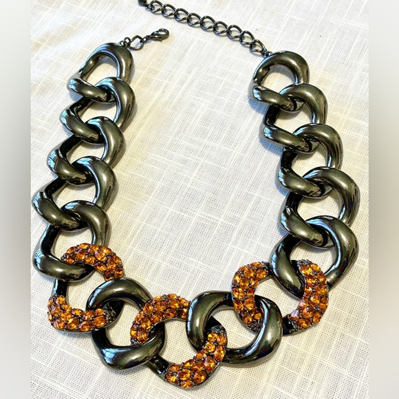 Kenneth Jay Lane Jewelry - Kenneth J Lane Statement Chunky Links Vintage Necklace